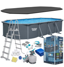 Basen ogrodowy panelowy całoroczny 732x366x132 cm 13w1 Bestawy 561CW
