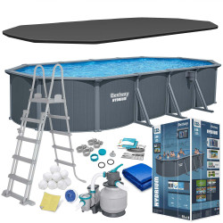 Basen ogrodowy panelowy całoroczny 732x366x132 cm 13w1 Bestawy 561CW