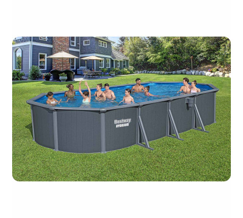 Basen ogrodowy panelowy całoroczny 732x366x132 cm 13w1 Bestawy 561CW