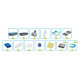 Басейн каркасний 13в1 Bestway Hydrium 561CW 732 х 366 х 132 см