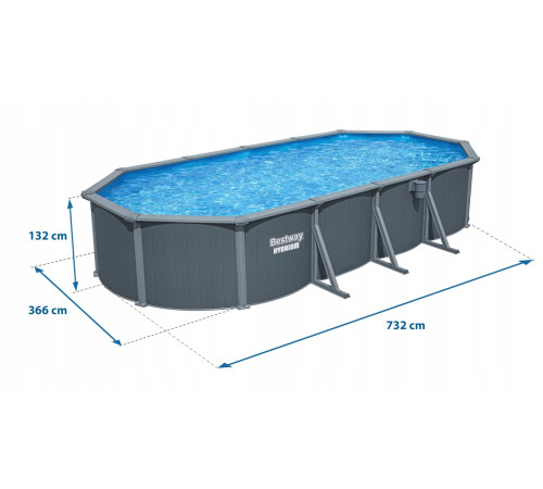 Басейн каркасний 13в1 Bestway Hydrium 561CW 732 х 366 х 132 см