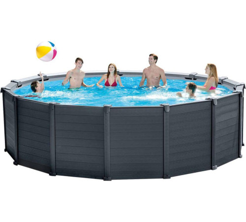 Басейн панельний Intex 478 x 124 см - графітовий Басейн панельний Intex 478 x 124 см - графітовий