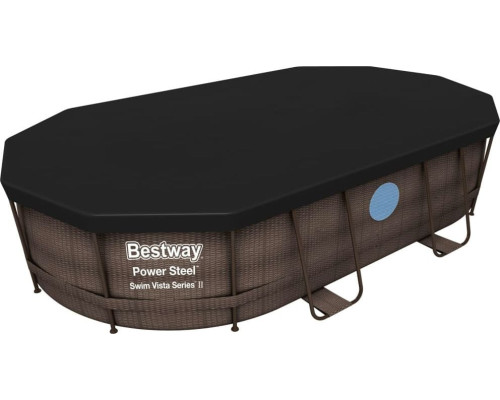 Басейн каркасний Bestway Power Steel 488x305см 5в1 (56946) - коричневий