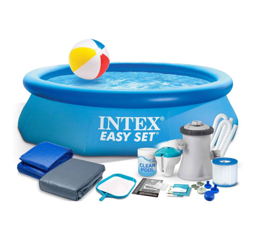 Басейн надувний 16в1 INTEX 28122, 305 x 76 см, блакитний Басейн надувний 16в1 INTEX 28122, 305 x 76 см, блакитний
