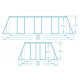 Басейн каркасний прямокутний 18в1 Bestway 56441 SET 404 x 201 x 100 см