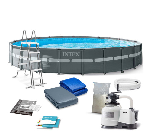 Basen ogrodowy stelażowy 732 x 132 cm 12w1 INTEX 26340