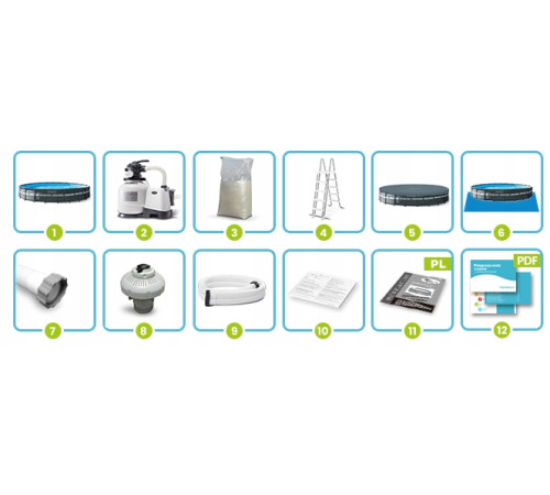 Басейн каркасний 12в1 Intex 26340 732 х 132 см