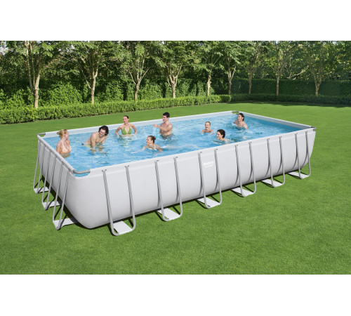 Басейн каркасний прямокутний Bestway 56475, 732 x 366 x 132 см - білий Басейн каркасний прямокутний Bestway 56475, 732 x 366 x 132 см - білий