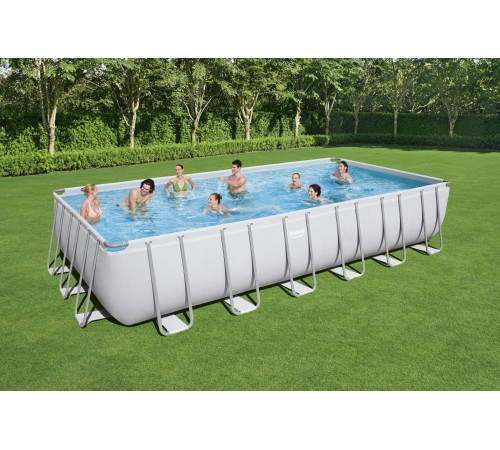 Басейн каркасний прямокутний Bestway 56475, 732 x 366 x 132 см - білий Басейн каркасний прямокутний Bestway 56475, 732 x 366 x 132 см - білий