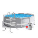 Каркасний басейн Prism Frame Pool Intex 26706 305 x 99 см - сірий