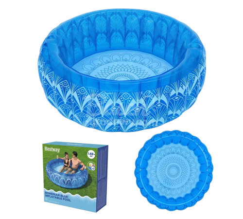 Басейн надувний Bestway 54479 BOHEMIAN BLUE 168 x 53 см Басейн надувний Bestway 54479 BOHEMIAN BLUE 168 x 53 см