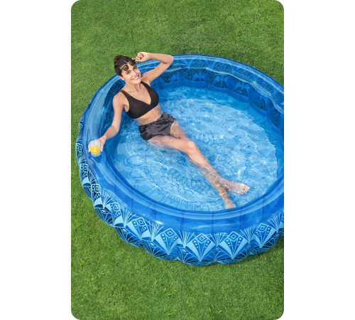 Басейн надувний Bestway 54479 BOHEMIAN BLUE 168 x 53 см Басейн надувний Bestway 54479 BOHEMIAN BLUE 168 x 53 см