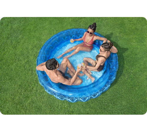 Басейн надувний Bestway 54479 BOHEMIAN BLUE 168 x 53 см Басейн надувний Bestway 54479 BOHEMIAN BLUE 168 x 53 см