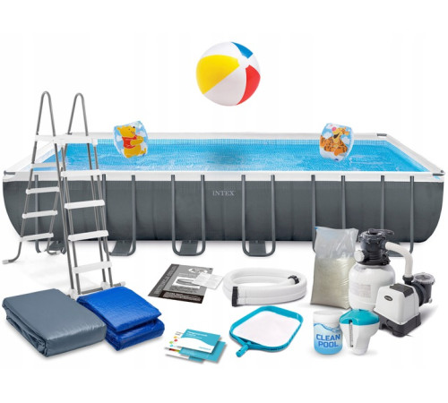 Басейн каркасний 18в1 Intex 26364 732 × 366 × 132 см