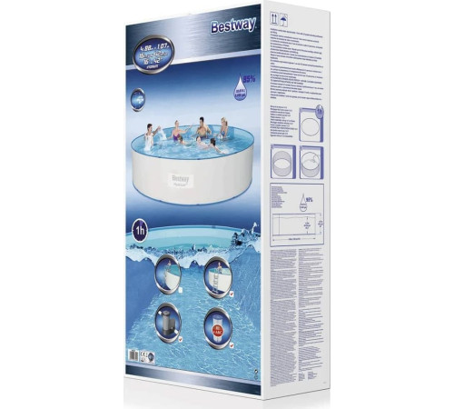 Басейн каркасний 3в1 Bestway 56386 Hydrium 460 см - білий Басейн каркасний 3в1 Bestway 56386 Hydrium 460 см - білий