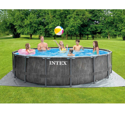 Басейн каркасний 12в1 INTEX 26742, 457 x 122 см, темно-сірий Басейн каркасний 12в1 INTEX 26742, 457 x 122 см, темно-сірий