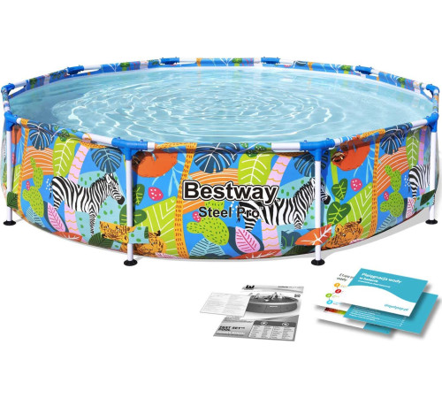 Басейн каркасний 4в1 Bestway 56985 Steel Pro 305 см Басейн каркасний 4в1 Bestway 56985 Steel Pro 305 см