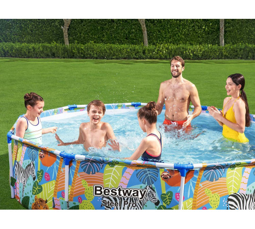 Басейн каркасний 4в1 Bestway 56985 Steel Pro 305 см Басейн каркасний 4в1 Bestway 56985 Steel Pro 305 см
