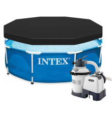 Каркасний басейн Metal Frame Pool Intex 28200-26642-28030  305 x 76см - синій