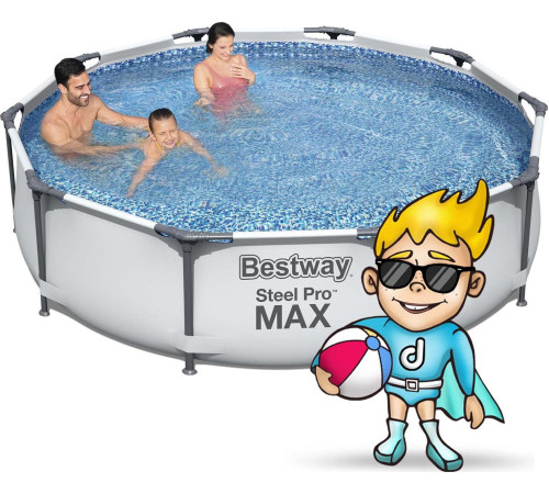 Басейн каркасний 10в1 Bestway 56408 Steel Pro Max 305 см Басейн каркасний 10в1 Bestway 56408 Steel Pro Max 305 см