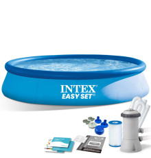 Басейн надувний 9в1 INTEX 28142, 396 x 84 см, блакитний