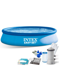 Басейн надувний 9в1 INTEX 28142, 396 x 84 см, блакитний