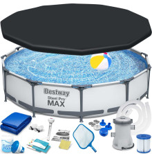 Басейн каркасний 16в1 Bestway 56416 Steel Pro Max 366 см