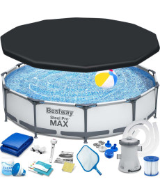 Басейн каркасний 16в1 Bestway 56416 Steel Pro Max 366 см