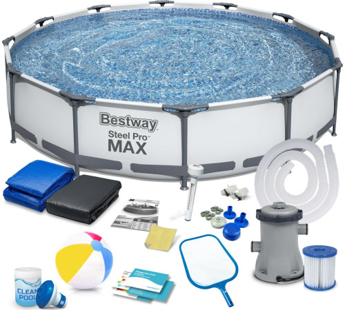 Басейн каркасний 16в1 Bestway 56416 Steel Pro Max 366 см Басейн каркасний 16в1 Bestway 56416 Steel Pro Max 366 см