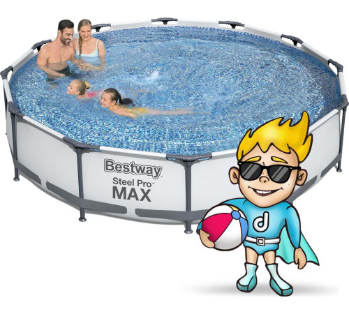 Басейн каркасний 16в1 Bestway 56416 Steel Pro Max 366 см Басейн каркасний 16в1 Bestway 56416 Steel Pro Max 366 см