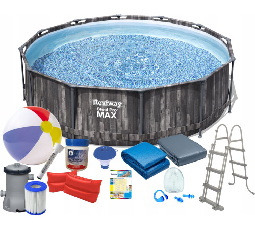 Басейн каркасний 16в1 Bestway 5614X Steel Pro Max 366 см Басейн каркасний 16в1 Bestway 5614X Steel Pro Max 366 см