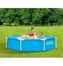 Каркасний басейн Metal Frame Pool Intex 28205  244 x 51см - блакитний