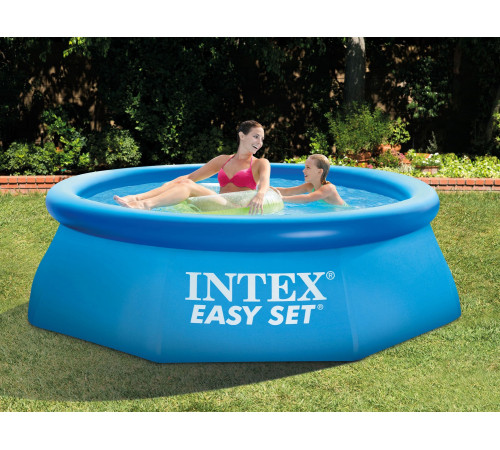 Басейн надувний 2в1 INTEX 28110, 244 x 76 см, блакитний Басейн надувний 2в1 INTEX 28110, 244 x 76 см, блакитний