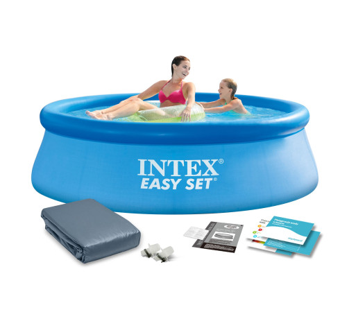 Басейн надувний 2в1 INTEX 28110, 244 x 76 см, блакитний Басейн надувний 2в1 INTEX 28110, 244 x 76 см, блакитний