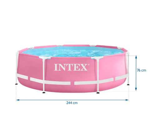 Басейн каркасний INTEX 28292, 244 x 76 см, рожевий Басейн каркасний INTEX 28292, 244 x 76 см, рожевий