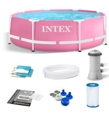 Басейн каркасний INTEX 28292, 244 x 76 см, рожевий