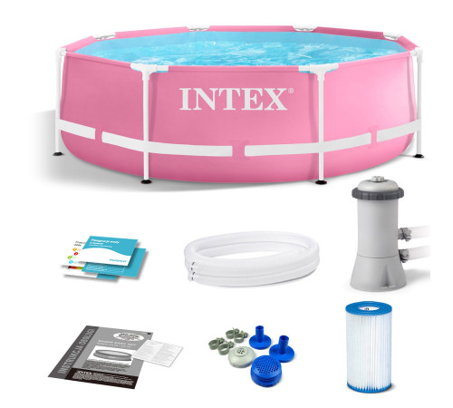 Басейн каркасний INTEX 28292, 244 x 76 см, рожевий Басейн каркасний INTEX 28292, 244 x 76 см, рожевий