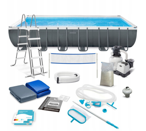 Басейн каркасний 16в1 Intex 26378 975 х 488 х 132 см