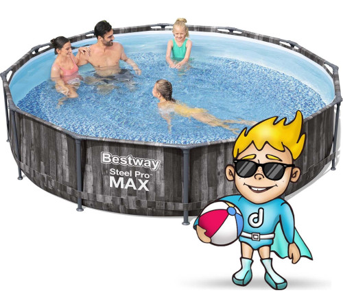 Басейн каркасний 18в1 Bestway 5614X Steel Pro Max 366 см Басейн каркасний 18в1 Bestway 5614X Steel Pro Max 366 см