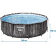 Басейн каркасний 18в1 Bestway 5614X Steel Pro Max 366 см