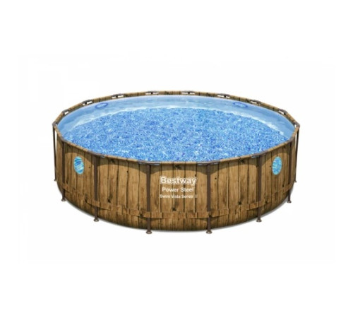 Басейн на стійках Power Steel Swim Vista Series 488x122 круглий 16FT BESTWAY 7in1