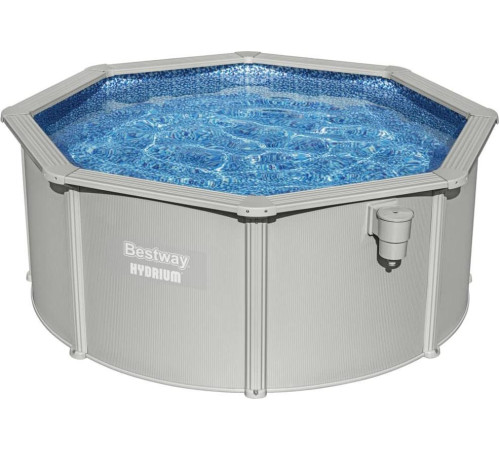 Басейн каркасний Bestway Hydrium з аксесуарами, 300 x 120 см, світло - сірий Басейн каркасний Bestway Hydrium з аксесуарами, 300 x 120 см, світло - сірий