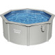Басейн каркасний Bestway Hydrium з аксесуарами, 300 x 120 см, світло - сірий
