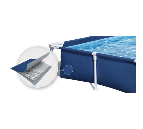 Басейн каркасний прямокутний 16в1 Bestway 56401N, 221 x 150 x 43 см Басейн каркасний прямокутний 16в1 Bestway 56401N, 221 x 150 x 43 см