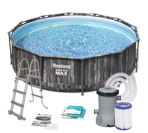 Басейн каркасний 10в1 Bestway 5614X Steel Pro Max 366 см Басейн каркасний 10в1 Bestway 5614X Steel Pro Max 366 см