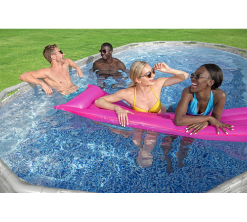 Каркасний басейн Power Steel Swim Vista з вікном 549x274x122 18x9FT BESTWAY 7in1