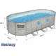 Каркасний басейн Power Steel Swim Vista з вікном 549x274x122 18x9FT BESTWAY 7in1