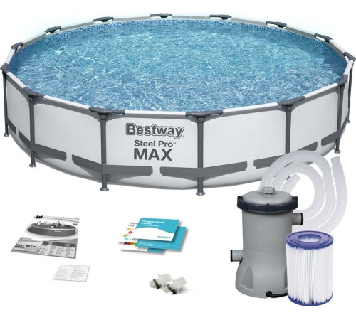 Басейн каркасний Bestway Steel Pro Max 427см 9в1 (56595)