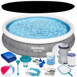 Басейн надувний 16в1 Bestway 57445, 366 x 76 см
