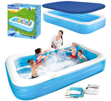 Басейн надувний прямокутний 2в1 Bestway 54009, 305 x 183 x 56 см  